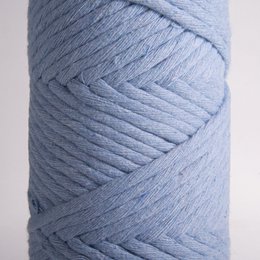 Sensy Premium 3 mm - cordoncino macramè a filo singolo in cotone riciclato al 100%.