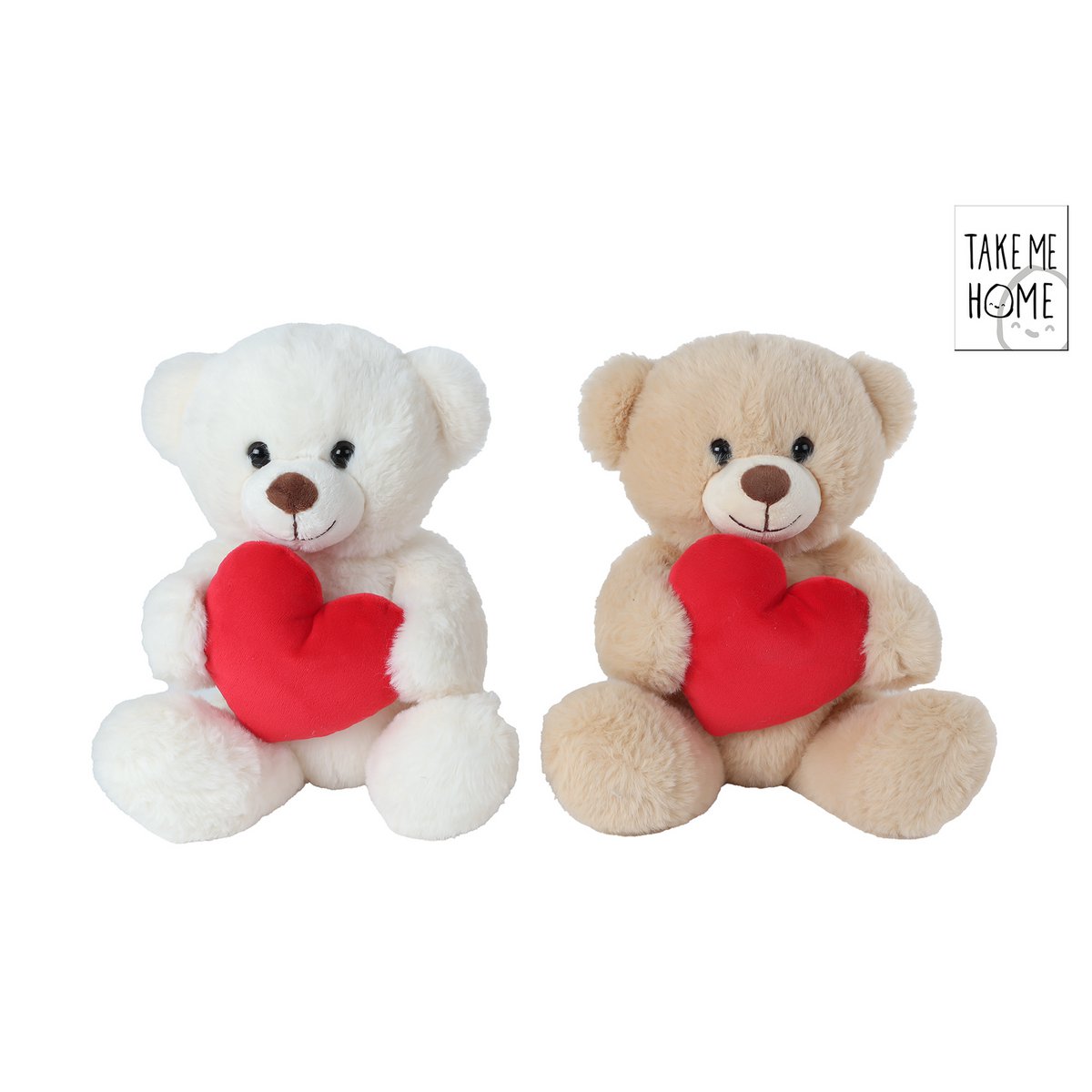 Take Me Home plush bear with heart