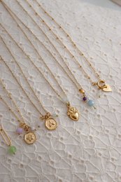 Collar de piedras preciosas Harmony - Oro