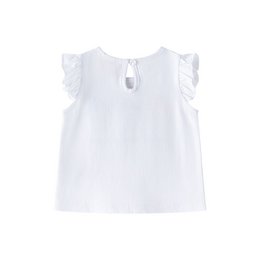Baby T-shirt with ruffle sleeves and ice cream BGV66553