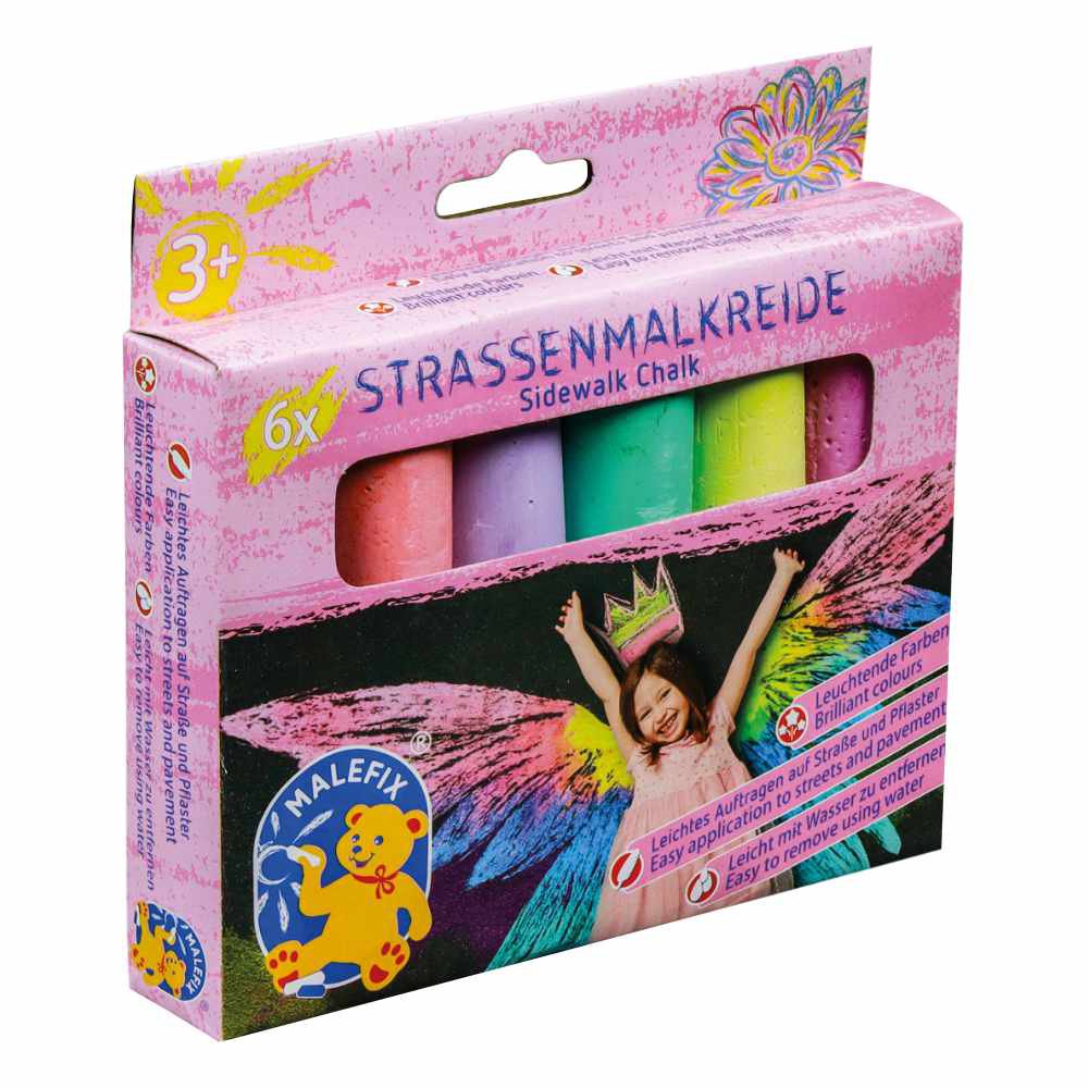 MALEFIX street chalk Fairy Tale pack of 6