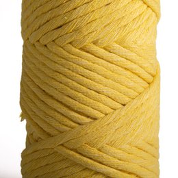 Sensy Premium 3 mm - cordoncino macramè a filo singolo in cotone riciclato al 100%.