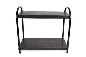 Etagere Amsel schwarz mango 38x205x345cm