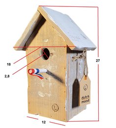 birdhouse old dutch stB pointed roof
