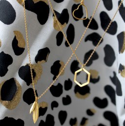Feather Party necklace