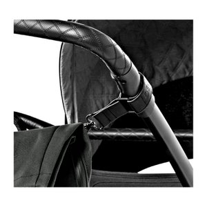 vegan stroller straps - black