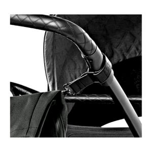 vegan stroller straps - black