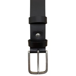 Ledergürtel schwarz 3 cm breit - Damengürtel oder Herrengürtel