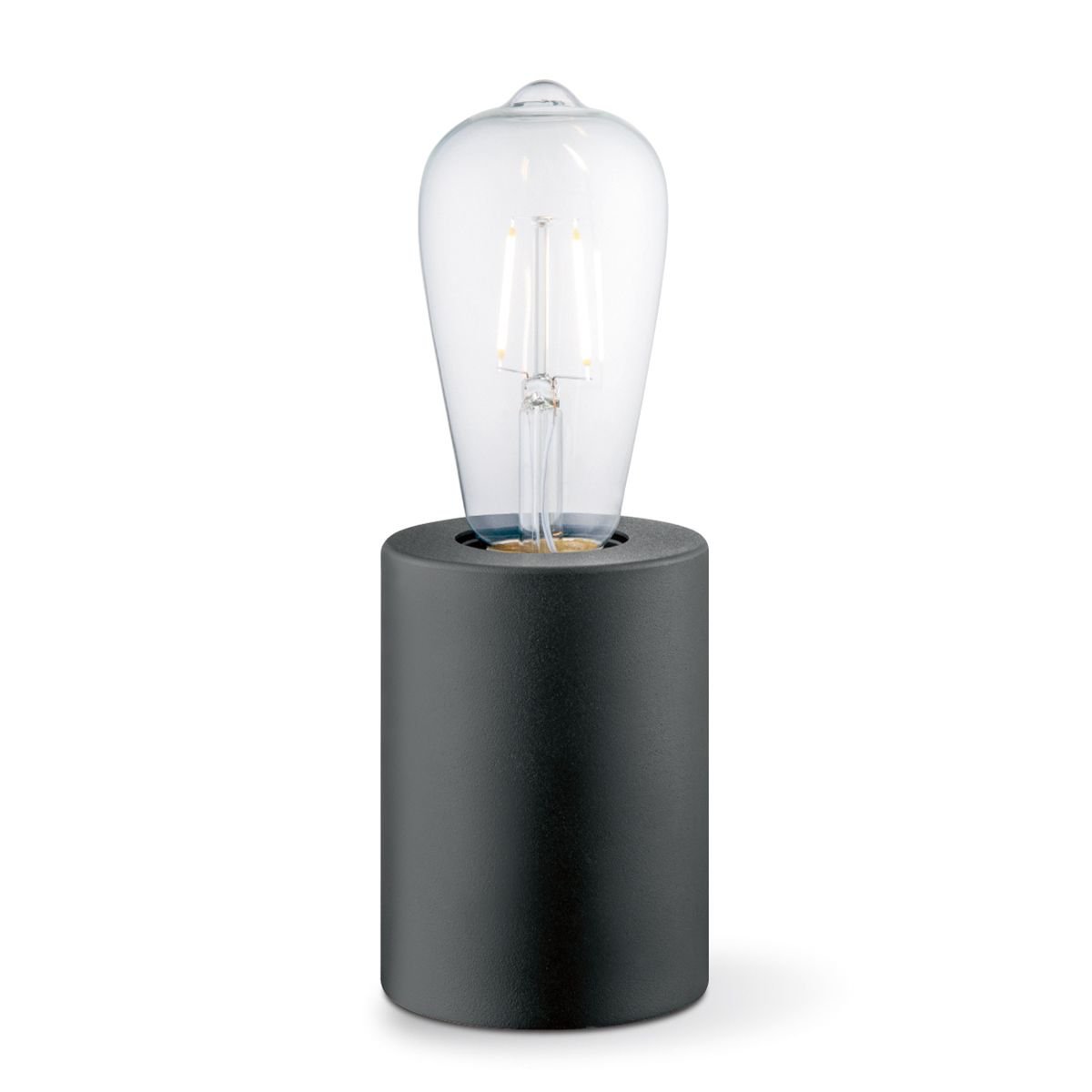 Home Sweet Home Industriel bordlampe Dry Rond - sort - 7,5/7,5/10cm