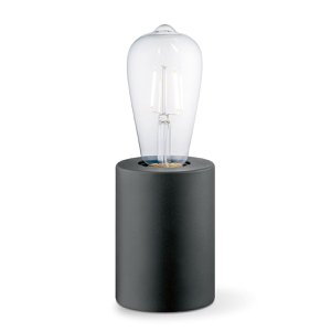 Home Sweet Home Industrielle Tischlampe Dry Rond – schwarz – 7,5/7,5/10 cm