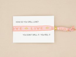 Lint armband live,laugh,love