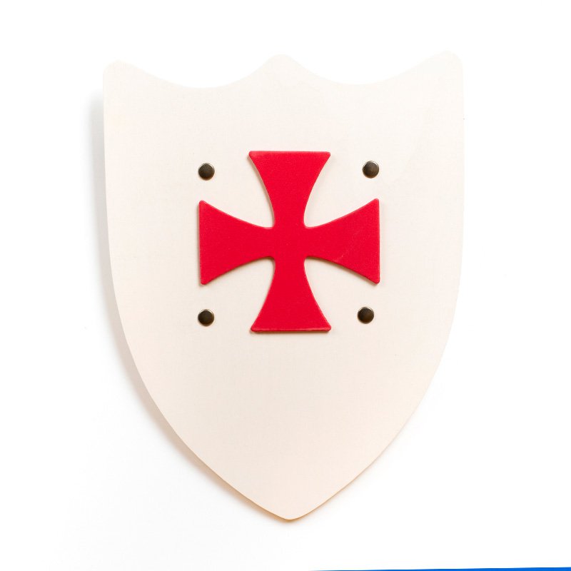 SHIELD HISTORIK TEMPLAR WHITE L - ST598