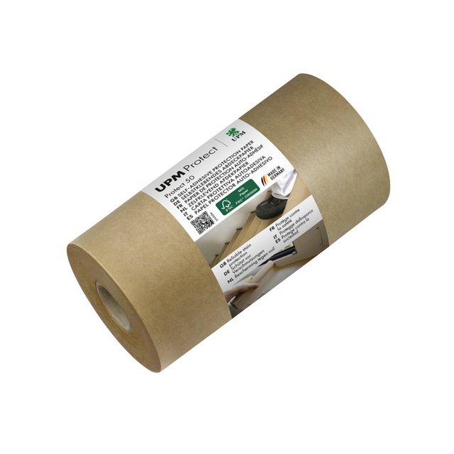 Afdekpapier UPM zelfklevend Protect P50 15cm x 50 meter