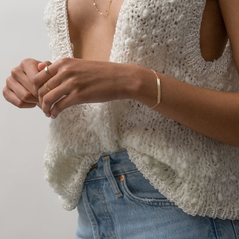 Armband "HORIZONT" Vergoldet