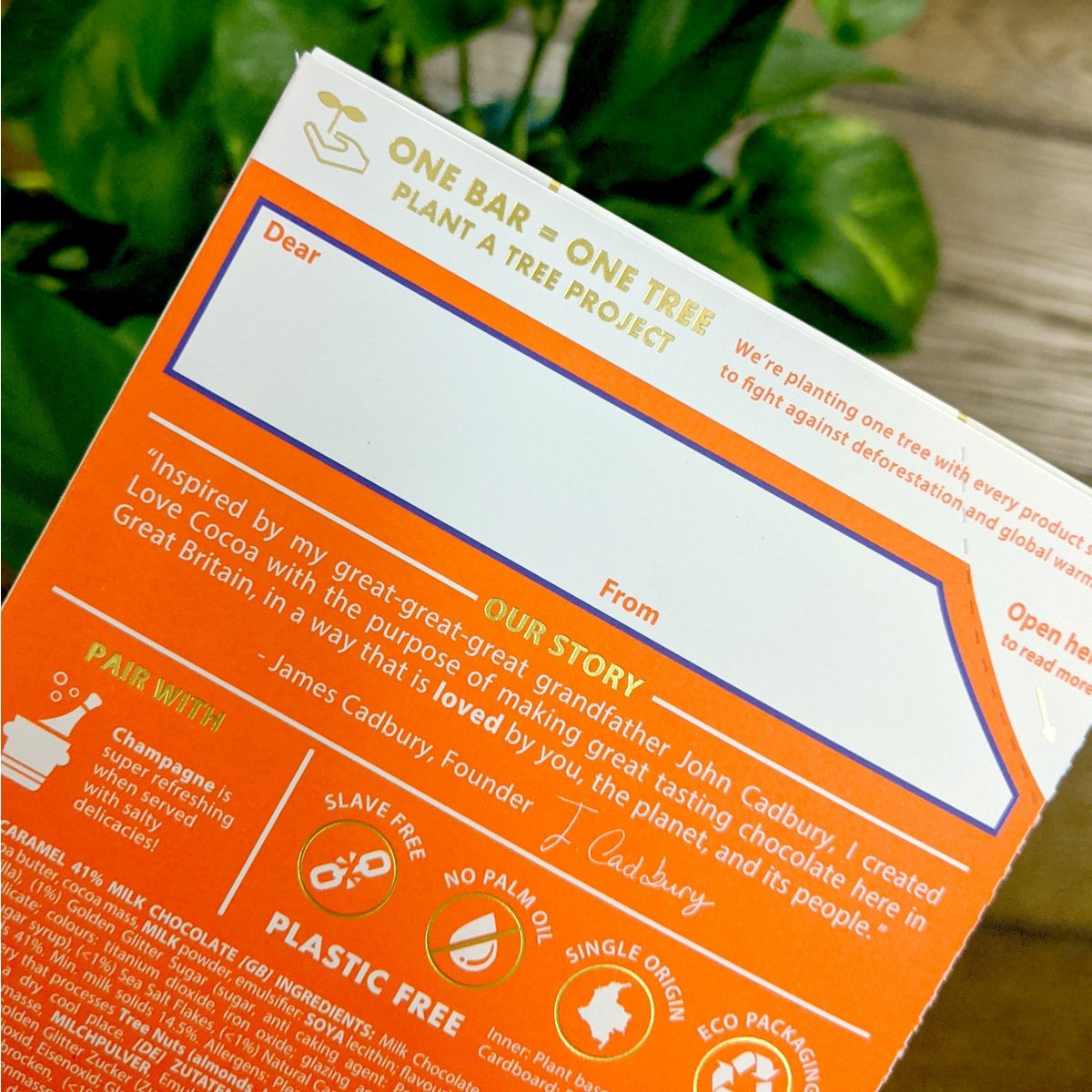 Limited Edition: Love Salted Caramel Milk Chocolate Bar