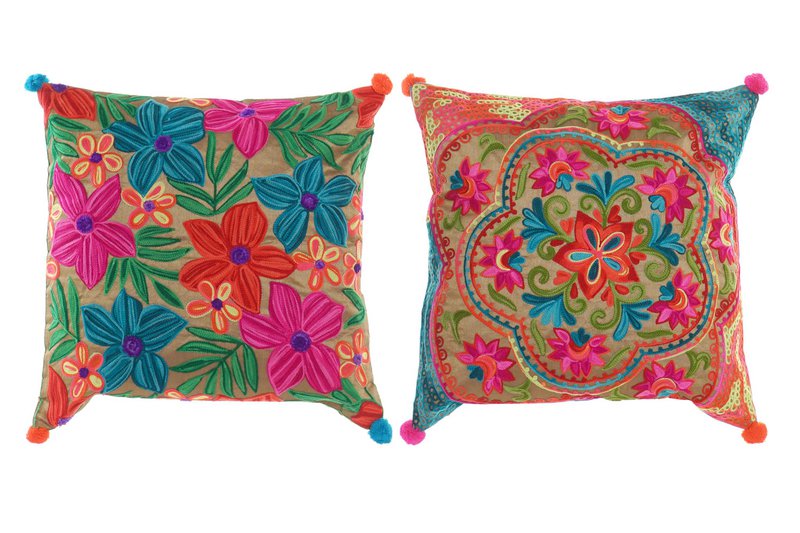 POLYESTERPUDE 40X10X40 425 GR, BLOMSTER 2 SURT. CJ161635