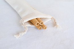Bamboo reusable Straws | 20 x 0,6 cm