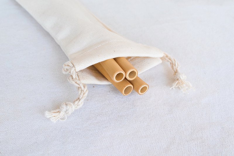 Bamboo reusable Straws | 20 x 0,6 cm