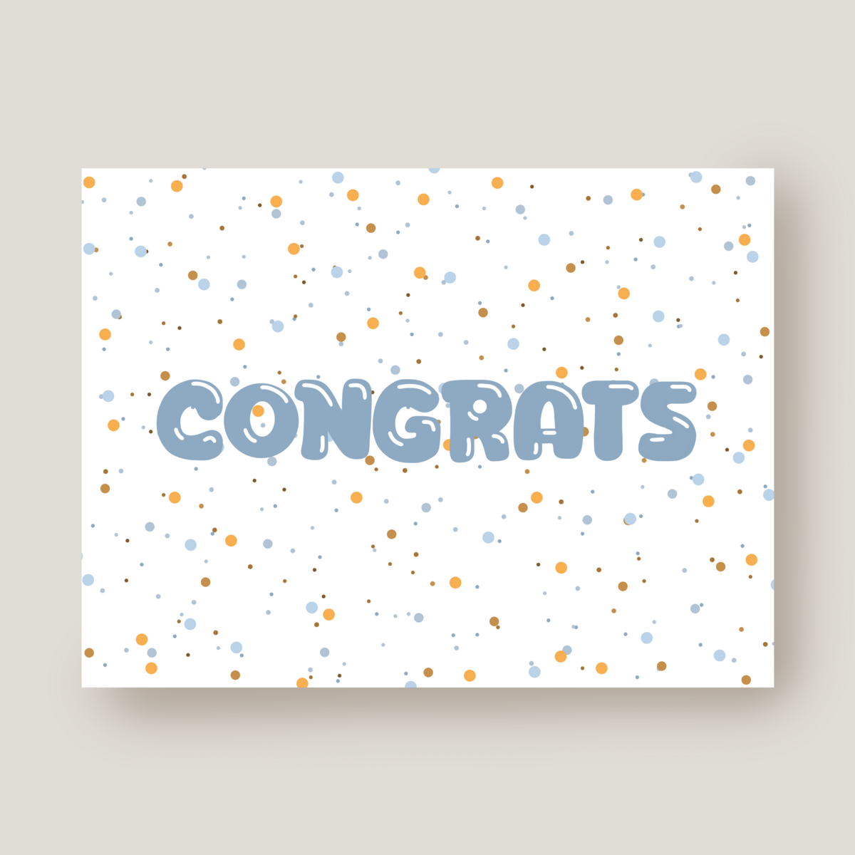 Card - Congratulations - Terrazzo