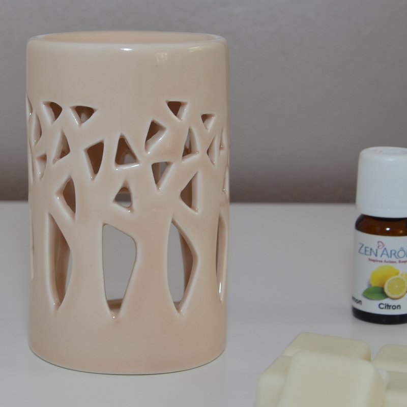 Parfumebrænder – Nøgen Skov – Aromaterapi Lysestage – Fondanter, duftende voks – Omgivende dufte – Gaveidé