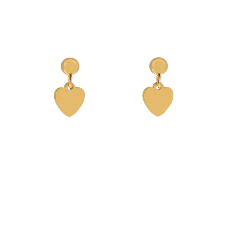 STUD OORBELLEN CHARM HART