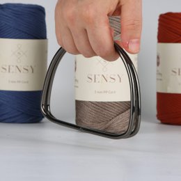 Maniglia per borsa in metallo - Forma a D