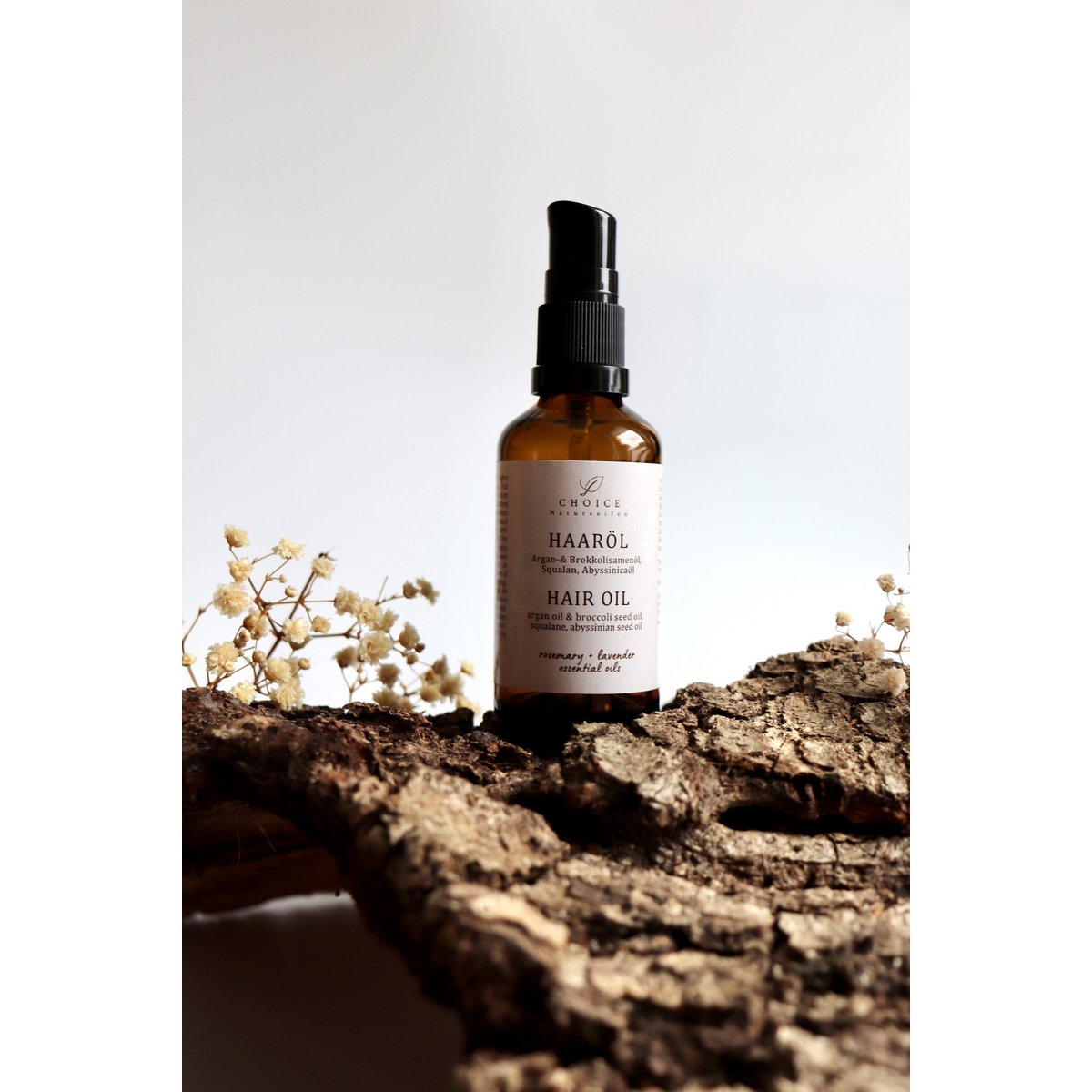 HAIR OIL - Hair oil with squalane, rosemary and argan oil