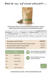 Laesø organic spice salt with sea salt, thyme and muscovado