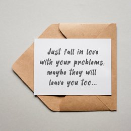 ¡Enamórate de tus problemas!