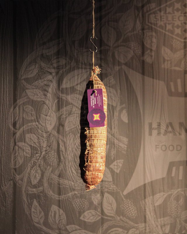 🇮🇹 Capocollo of Umbrian wild black pig - seasoned artisanal salami