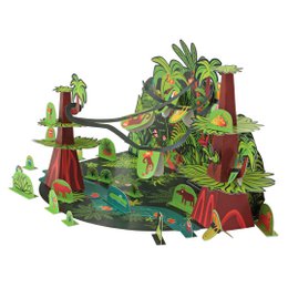 Tropical Forest Paper Toy