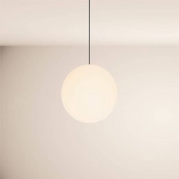 s.luce Orb sfera di vetro lampada da galleria 500cm sospensione nero