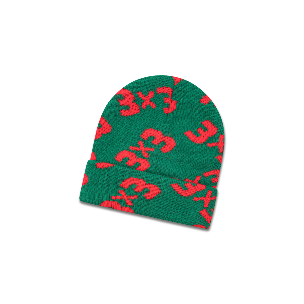 koaa – Pippi Langstrumpf "3x3" - Beanie green/orange