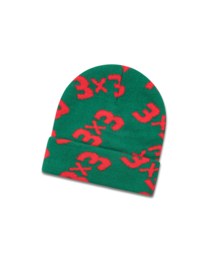 koaa – Pippi Langstrumpf "3x3" - Beanie green/orange