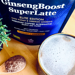 Mushroom Superlatte - Premium Organic Coffee Alternativ med funktionelle svampe (125 g)
