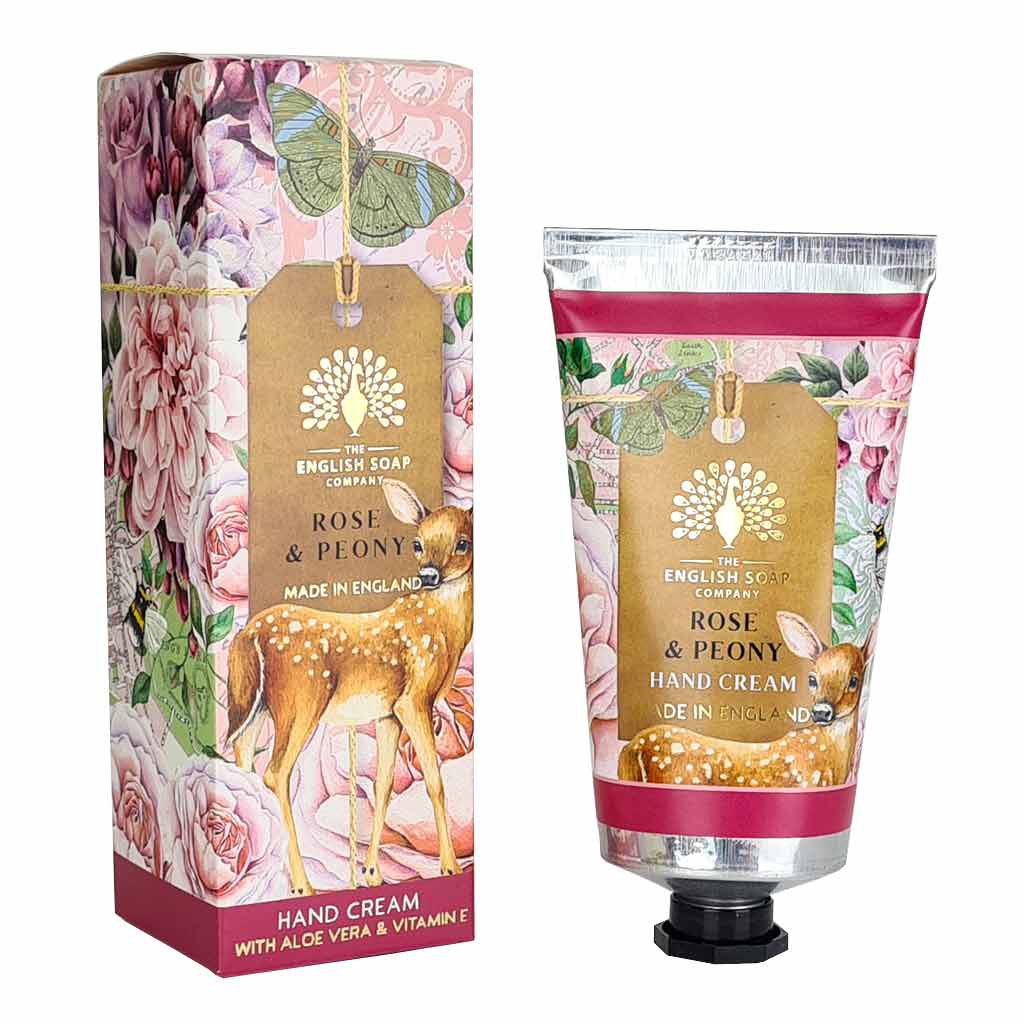 Krem do rąk ENGLISH SOAP C° 75ml - Róża i Piwonia