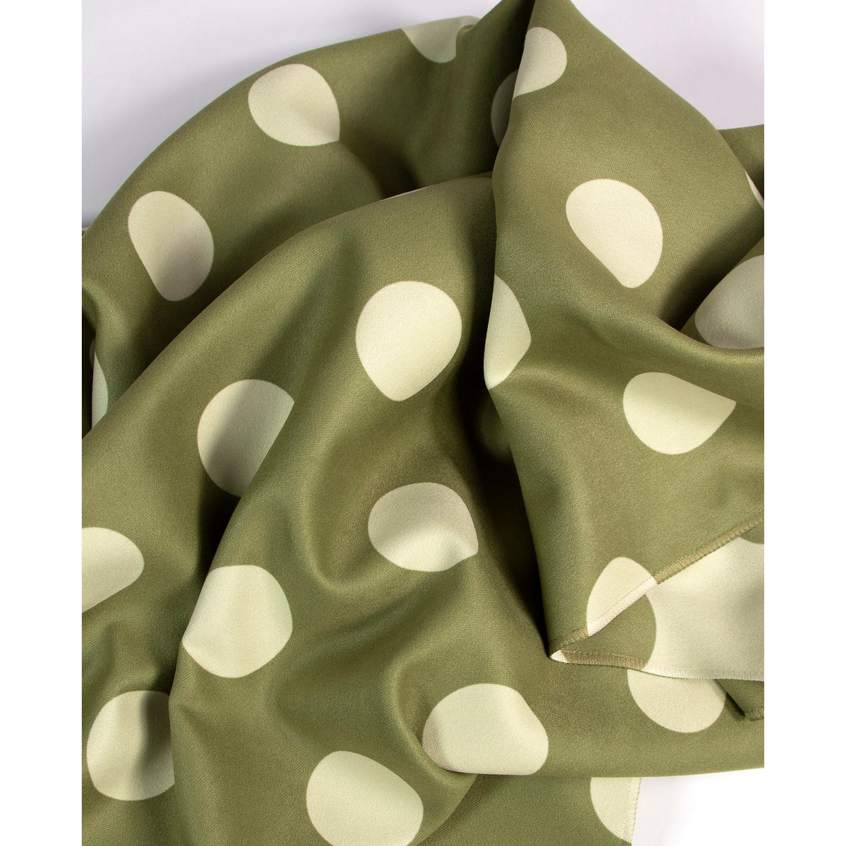 Towel Dots Olive Green