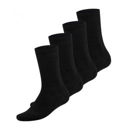 Bambocks Bamboo Socks, 4 Pair, Black
The Bambocks Bamboo Socks are a set of 4 pairs of black socks made from bamboo fiber. The socks are available in sizes 35-38, 43-46, and 39-42. The bamboo material provides natural moisture-wicking and breathability properties, making these socks comfortable and suitable for everyday wear.