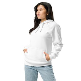 eat sleep Repeat Felpa con cappuccio raglan organica unisex