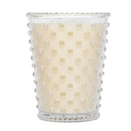 Simpatico Hobnail Glass Candle 16oz %2326 Scotch Pine