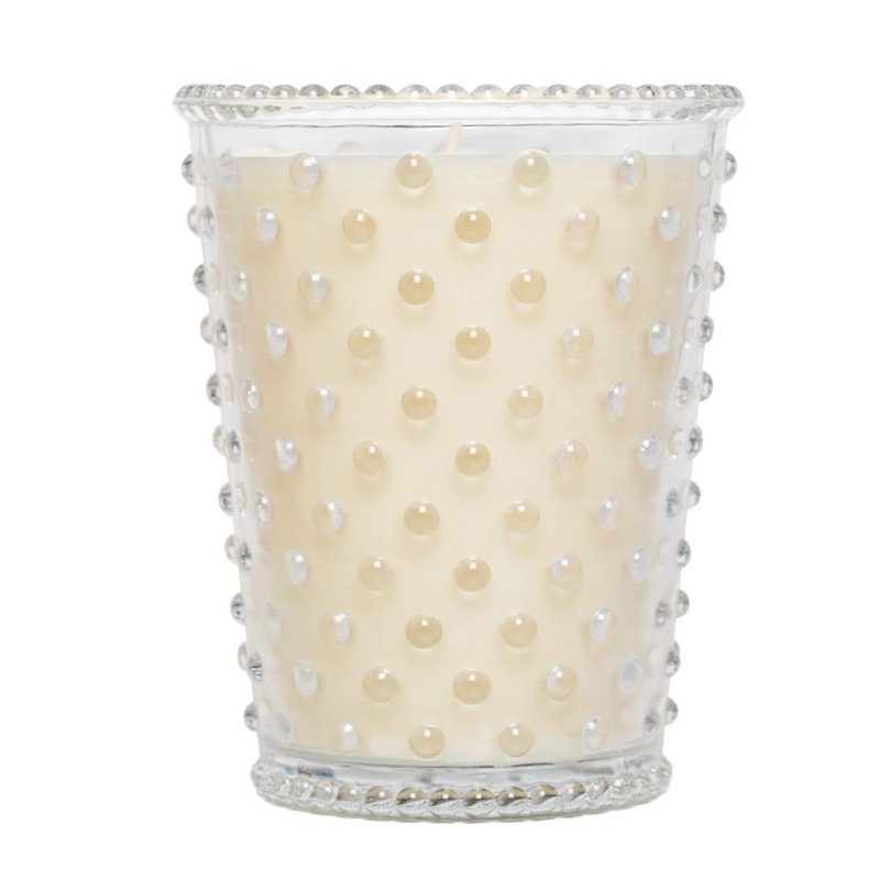 Simpatico Hobnail Glass Candle 16oz %2326 Scotch Pine