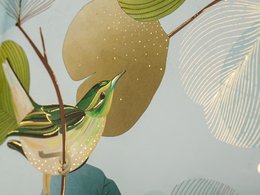 Ginkgo Bird Diary: little book of Thoughts, Secrets, Memories and Dreams, Gratitude Journal, Hardback Sketchbook, Poetry Book