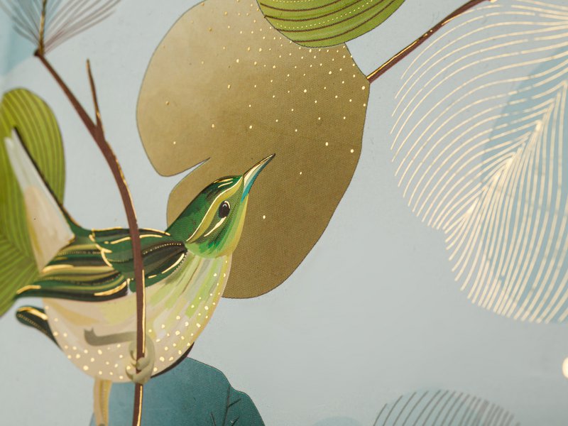 Ginkgo Bird Diary: little book of Thoughts, Secrets, Memories and Dreams, Gratitude Journal, Hardback Sketchbook, Poetry Book
