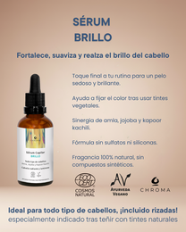 Siero per capelli lucenti | Trattamento con olio naturale per capelli secchi e opachi, con amla e oli essenziali, 50 ml