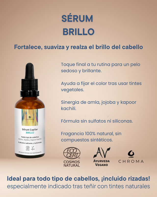 Siero per capelli lucenti | Trattamento con olio naturale per capelli secchi e opachi, con amla e oli essenziali, 50 ml