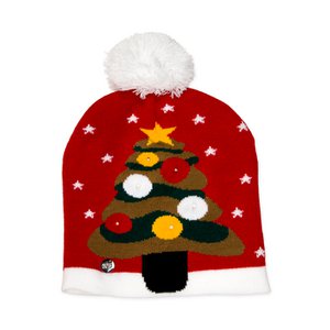 LED-Weihnachtsmütze "Baum" 4x1pc