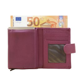 Cardprotector - Miniwallet - Mini wallet - Leather card holder leather - Credit card holder In 11 Colors