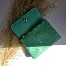 Mini portafoglio blush verde mela