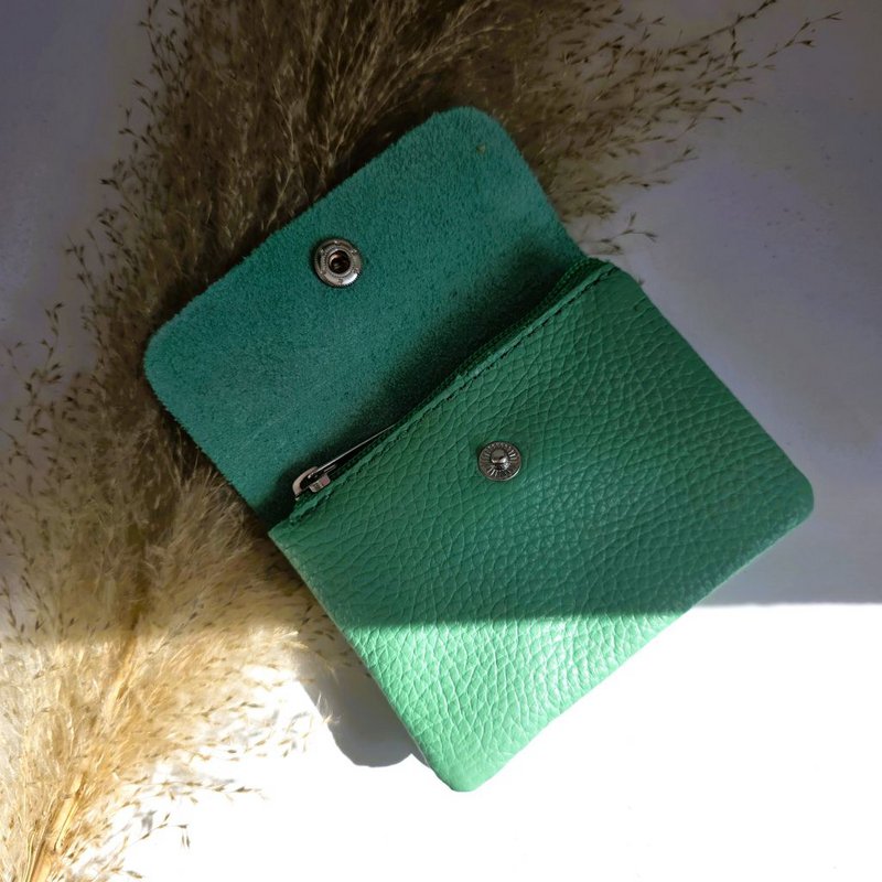Mini portafoglio blush verde mela
