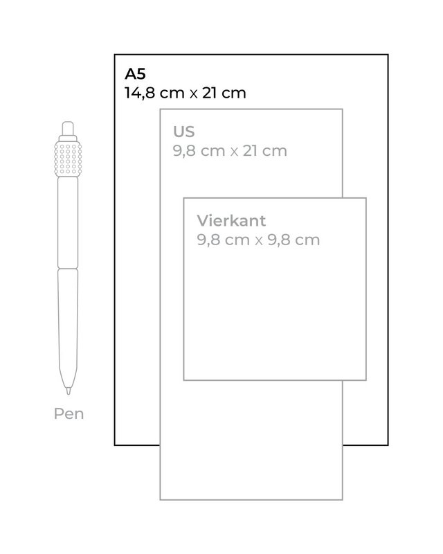 A5 ‘Weekmenu’ Notitieblok – 50 vellen